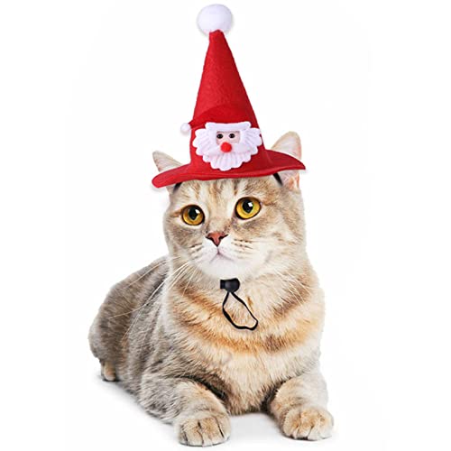 Weihnachtsmannmütze für Hunde, 3D-verstellbar, Weihnachtsmann-Kostüm, Hunde-Outfit, Weihnachtsmannmütze für Party, Alltag, 2 Stück Maxal Weihnachtsmannmütze für Hunde, 3D-verstellbar, Weihnachtsmann-Kostüm, Hunde-Outfit, Weihnachtsmannmütze für Party, Alltag, 2 Stück Maxal von maxal