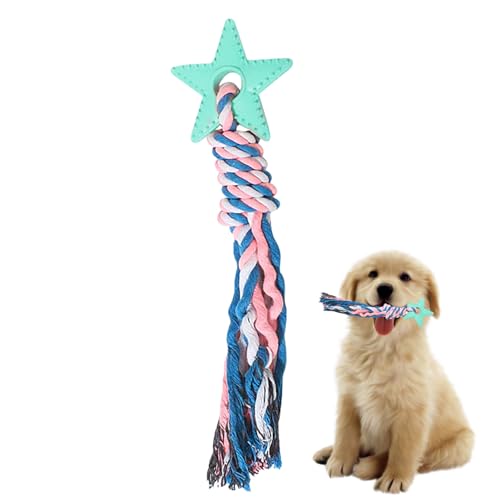 maxal Katze Kauseil Spielzeug – Stern Welpen Kauspielzeug – tragbare Hund interaktive Zahnen Seil Kauspielzeug für kleine Katze Medium Welpen Hund maxal Katze Kauseil Spielzeug – Stern Welpen Kauspielzeug – tragbare Hund interaktive Zahnen Seil Kauspielzeug für kleine Katze Medium Welpen Hund von maxal