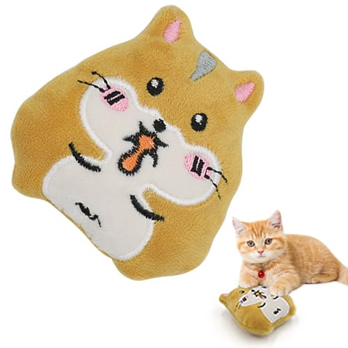maxal Katzenminze-Spielzeug für Indoor-Katzen, integrierte Katzenminze, interaktives Katzenkissen, gefülltes Plüschtierspielzeug, Haustierzubehör für Katzen, lindert Stress maxal Katzenminze-Spielzeug für Indoor-Katzen, integrierte Katzenminze, interaktives Katzenkissen, gefülltes Plüschtierspielzeug, Haustierzubehör für Katzen, lindert Stress von maxal