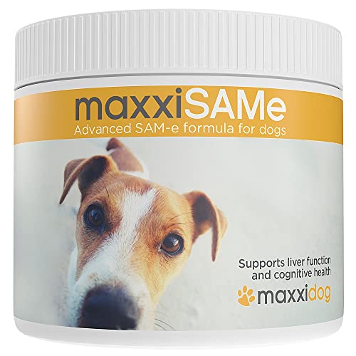 maxxipaws - maxxiSAMe SAM-e Ergänzungsfutter für Hunde -Unterstützung der Leberfunktion & Kognitiver Dysfunktion bei älteren Tieren - Pulver 150 g von maxxipaws