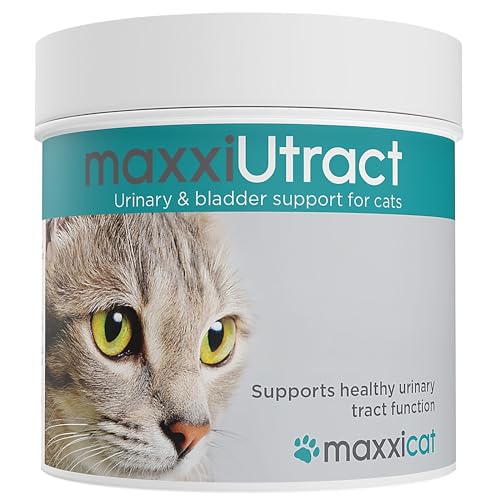 maxxipaws maxxiUtract Preiselbeere Harn- & Blasen-Nahrungsergänzungsmittel für Katzen – Hilft Infektionen des Harnwegs zu verhindern und unterstützt die Gesundheit des Harnsystems – Pulver 60g von maxxipaws