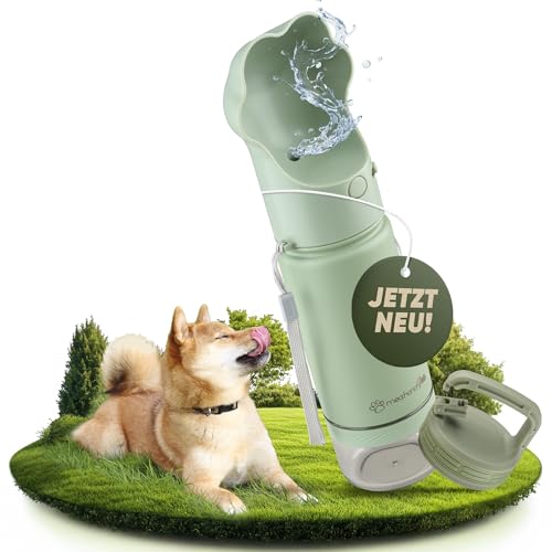mea:hana Pets Hundetrinkflasche für unterwegs mit Trinkdeckel & Aufbewahrung -Ideal für Reisen,Outdoor- Isolierte Edelstahl Flasche,Hundeflasche mit Futterbehälter - GRATIS Zusatz-Deckel mit Karabiner mea:hana Pets Hundetrinkflasche für unterwegs mit Trinkdeckel & Aufbewahrung -Ideal für Reisen,Outdoor- Isolierte Edelstahl Flasche,Hundeflasche mit Futterbehälter - GRATIS Zusatz-Deckel mit Karabiner von mea:hana