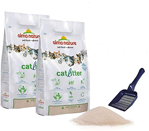 Almo Nature CatLitter Sand für Katzen, 2 x 4,54 cm, inkl. Schaufel von megazoo