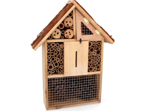 Insektenhotel Yuna aus Holz Nistkasten für Wildbienen Florfliegen Schmetterlinge Marienkäfer UVM. Insektenhotel Yuna aus Holz Nistkasten für Wildbienen Florfliegen Schmetterlinge Marienkäfer UVM. von meindekoartikel