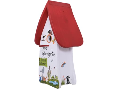 XXL Nistkasten für Wildvögel Mein Erlebnisgarten Vogelhaus Nisthaus - Weiss/rot XXL Nistkasten für Wildvögel Mein Erlebnisgarten Vogelhaus Nisthaus - Weiss/rot von meindekoartikel