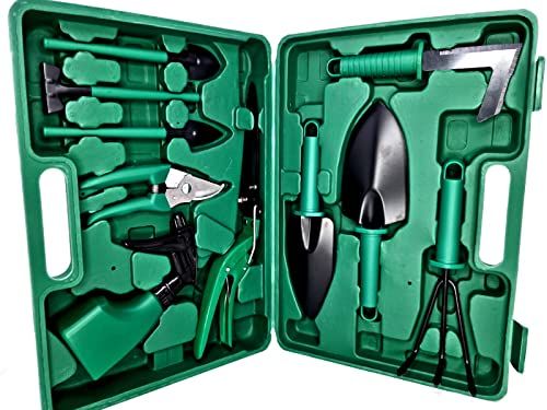 meindekoartikel Gartenpflege-Set Starter 10tlg. Werkzeugkoffer mit Gartenwerkzeug zum Pflegen und Pflanzen meindekoartikel Gartenpflege-Set Starter 10tlg. Werkzeugkoffer mit Gartenwerkzeug zum Pflegen und Pflanzen von meindekoartikel