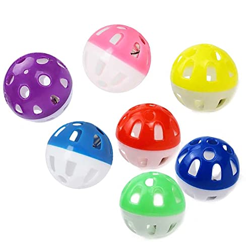 12st 4CM Katzenspielzeug Ball mit Glocke Haustier Spielzeug Katzen Ball Katzenspielzeug mit Glöckchen Katzen Bälle Zufällige Farbe für Kätzchen Jingle Balls 12st 4CM Katzenspielzeug Ball mit Glocke Haustier Spielzeug Katzen Ball Katzenspielzeug mit Glöckchen Katzen Bälle Zufällige Farbe für Kätzchen Jingle Balls von menlucker