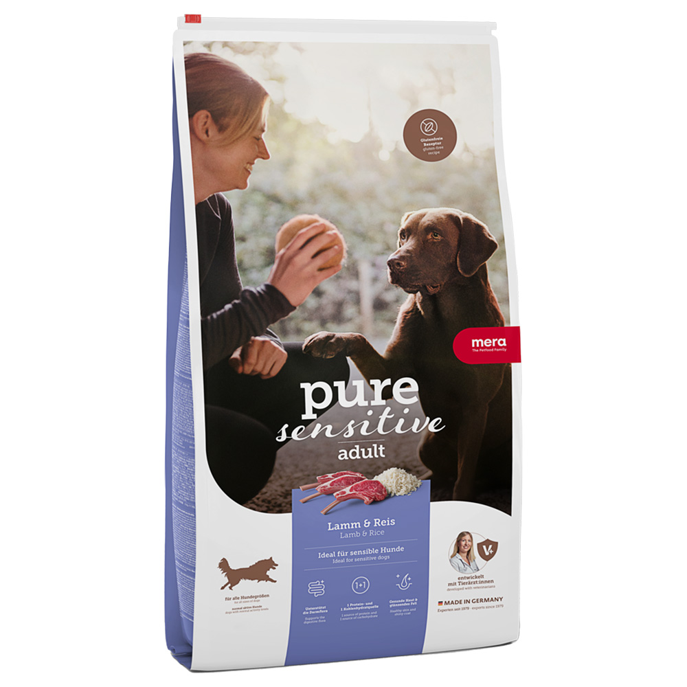 mera pure sensitive Adult Lamm & Reis - 12,5 kg mera pure sensitive Adult Lamm & Reis - 12,5 kg von mera