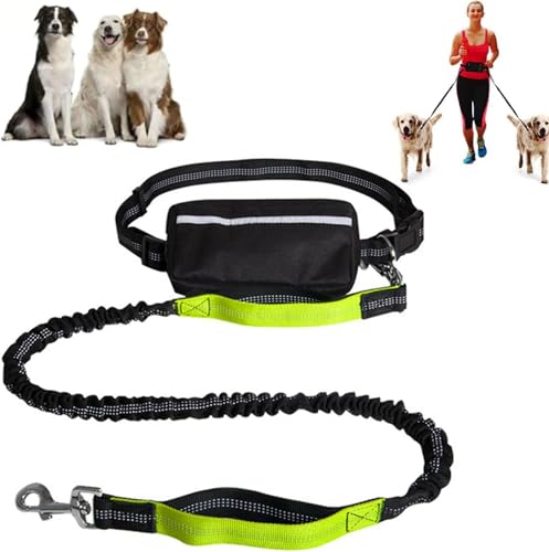 Upliftjoys Hundeleine mit doppelt gepolsterten Griffen, 2025 Neue freihändige Hundeleine mit Reißverschlusstasche zum Joggen und Laufen Upliftjoys Hundeleine mit doppelt gepolsterten Griffen, 2025 Neue freihändige Hundeleine mit Reißverschlusstasche zum Joggen und Laufen von mfhrnjn