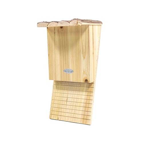 mgc24 Fledermauskasten - Flachkasten für Fledermäuse zum Aufhängen für Garten und Balkon, aus Holz wetterfest, Naturoptik mit Rindendach, 19,5 x 15,5 x 39,5 cm mgc24 Fledermauskasten - Flachkasten für Fledermäuse zum Aufhängen für Garten und Balkon, aus Holz wetterfest, Naturoptik mit Rindendach, 19,5 x 15,5 x 39,5 cm von mgc24