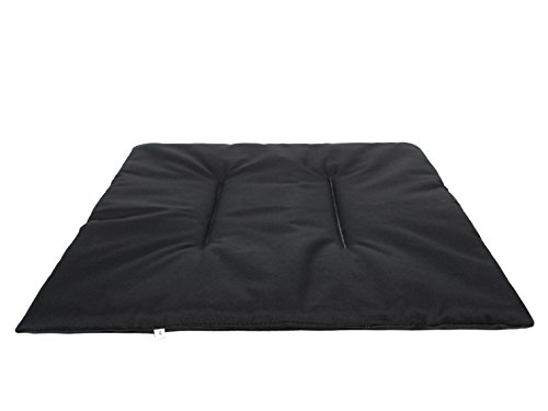 millybo Hundematratze, Hundebett für Kleine, Mittlere, Große Hunde - wasserdichtes Kissen für Hundezwinger, kuscheliges ‎Schaum Tierbett, Outdoor & Robustes Hundematte - 41x35x1cm Schwarz von millybo