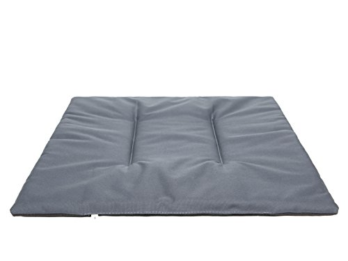 millybo Hundematratze, Hundebett für Kleine, Mittlere, Große Hunde - wasserdichtes Kissen für Hundezwinger, kuscheliges ‎Schaum Tierbett, Outdoor & Robustes Hundematte - 78x68x2cm Grau von millybo