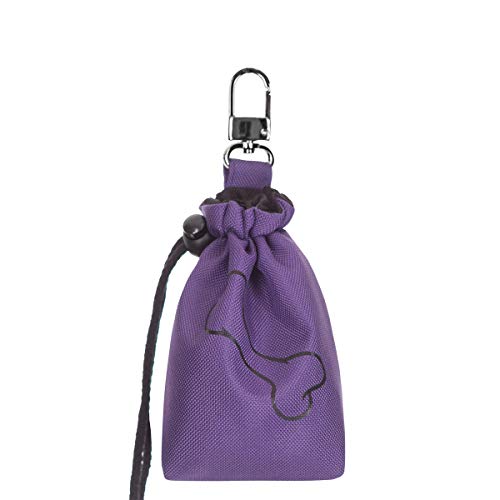 millybo Leckerlitasche Futterbeutel Futtertasche für Hunde Leckerlies Leckerlibeutel Snack Bag Tasche fürs Training (violett) von millybo