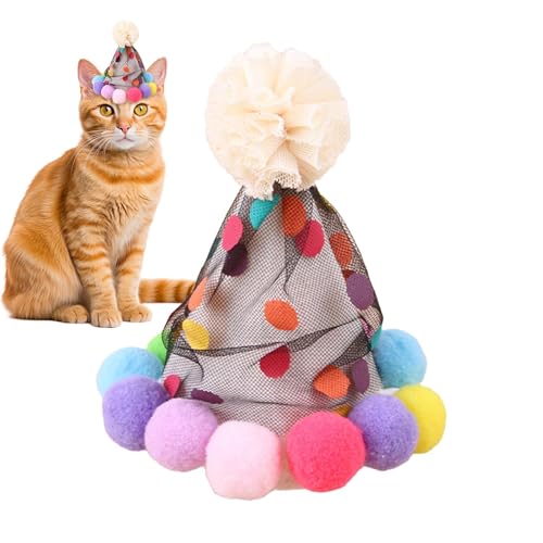 Katzen-Partyhut,Haustier-Partyhüte | Hunde-Stirnband-Topper,Verstellbare dekorative Stirnbänder, niedliche Bunte Haustier-Kopfbedeckung für Hunde und Katzen, Geburtstagszubehör Katzen-Partyhut,Haustier-Partyhüte | Hunde-Stirnband-Topper,Verstellbare dekorative Stirnbänder, niedliche Bunte Haustier-Kopfbedeckung für Hunde und Katzen, Geburtstagszubehör von mimika