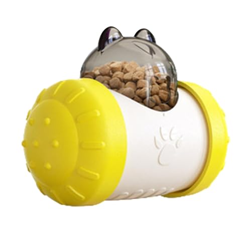 Leckerli-Spender-Hundeball, Leckerli-Spender-Spielzeug für Hunde | Katzenbecher, Schaukelspielzeug, Leckerli-Spender, Ball - Interaktiver Hundefutter-Puzzle-Futterball, Hundeleckfutterspielzeug für We von mimika