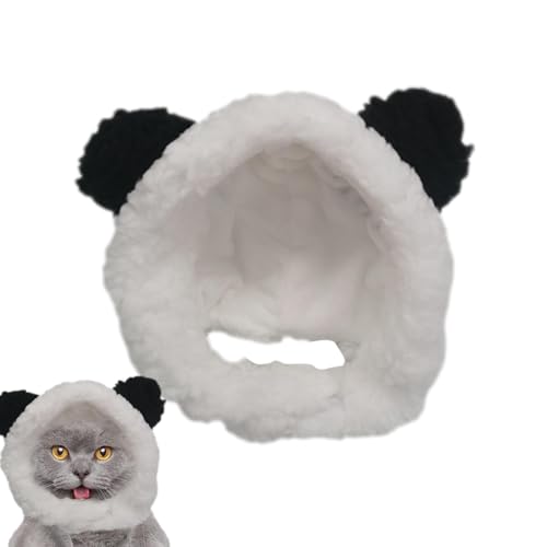 mimika Hundemütze,Hundekostüm Warme Mütze | Atmungsaktive kleine Kätzchen-Kostüm-Haustiermütze, Kopfbedeckung, Mütze für Haustiere, Welpen, Katzen von mimika