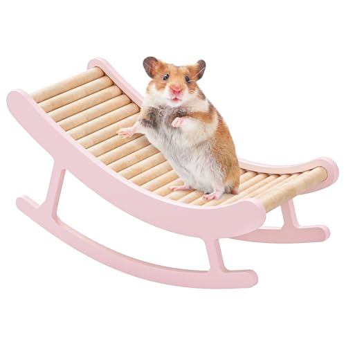 Hamster Kletterspielzeug - Holzleiter für Hmaster Bridge Meerschweinchen Anreicherung Spielzeug Interaktives Hamsterkäfig Zubehör für Chinchilla, Ratte, Rennmäuse, Mäuse und Kleintiere Hamster Kletterspielzeug - Holzleiter für Hmaster Bridge Meerschweinchen Anreicherung Spielzeug Interaktives Hamsterkäfig Zubehör für Chinchilla, Ratte, Rennmäuse, Mäuse und Kleintiere von mini&moe