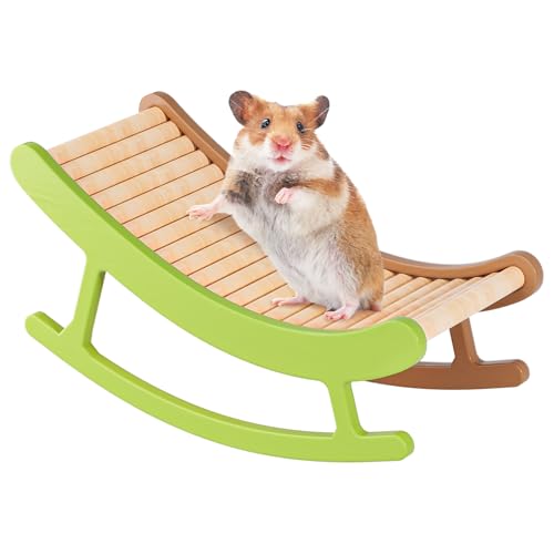 Hamster Kletterspielzeug - Holzleiter für Hmaster Bridge Meerschweinchen Anreicherung Spielzeug Interaktives Hamsterkäfig Zubehör für Chinchilla, Ratte, Rennmäuse, Mäuse und Kleintiere Hamster Kletterspielzeug - Holzleiter für Hmaster Bridge Meerschweinchen Anreicherung Spielzeug Interaktives Hamsterkäfig Zubehör für Chinchilla, Ratte, Rennmäuse, Mäuse und Kleintiere von mini&moe