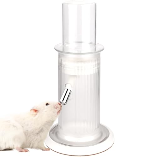 Hamster Wasserflasche Kein Tropfen - 4 Unzen Meerschweinchen Wasserflasche für Glastank mit Ständer Auslaufsicher Kleintier Wasserspender für Rennmäuse Chinchilla Frettchen Eichhörnchen Igel Hamster Wasserflasche Kein Tropfen - 4 Unzen Meerschweinchen Wasserflasche für Glastank mit Ständer Auslaufsicher Kleintier Wasserspender für Rennmäuse Chinchilla Frettchen Eichhörnchen Igel von mini&moe