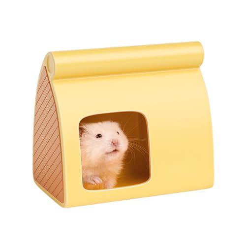 Hamsterversteck aus Keramik: Ladenförmiges Hamsterhaus Lebensräume Kühlbett ideal für alle Jahreszeiten - Kleintierhütte Lebensraum für syrische Zwerghamster Mäuse Rennmäuse Lemminge Hamsterversteck aus Keramik: Ladenförmiges Hamsterhaus Lebensräume Kühlbett ideal für alle Jahreszeiten - Kleintierhütte Lebensraum für syrische Zwerghamster Mäuse Rennmäuse Lemminge von mini&moe