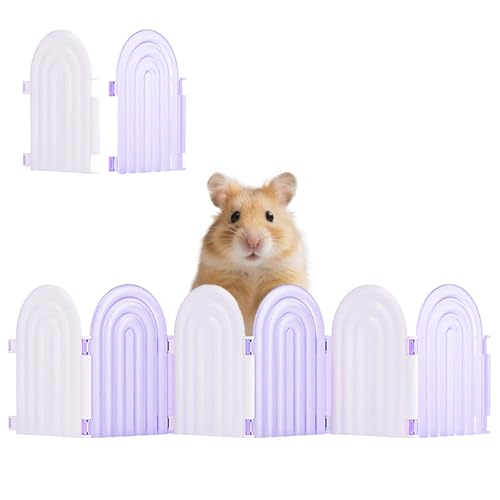 Hamsterzaun-Spielzeug – abnehmbares Kleintierspielzeug für Hamsterkäfig-Zubehör, geruchsfreie Lebensraumdekoration für Meerschweinchen, Ratten, Chinchilla, Rennmäuse Hamsterzaun-Spielzeug – abnehmbares Kleintierspielzeug für Hamsterkäfig-Zubehör, geruchsfreie Lebensraumdekoration für Meerschweinchen, Ratten, Chinchilla, Rennmäuse von mini&moe