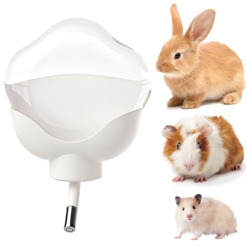 Meerschweinchen-Wasserflasche, tropffrei, 480 ml, Kaninchen-Wasserspender für Käfigkäfige, flache Rückseite, Design für syrische Zwerghamster, Hasen, Rennmäuse, kleine Haustiere Meerschweinchen-Wasserflasche, tropffrei, 480 ml, Kaninchen-Wasserspender für Käfigkäfige, flache Rückseite, Design für syrische Zwerghamster, Hasen, Rennmäuse, kleine Haustiere von mini&moe