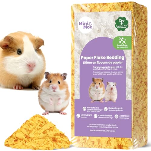 mini&moe Hamster-Einstreu für kleine Haustiere, feuchtigkeitsabsorbierendes und staubfreies Naturpapier, für Meerschweinchen, Hamster und Kaninchen, 12 Liter mini&moe Hamster-Einstreu für kleine Haustiere, feuchtigkeitsabsorbierendes und staubfreies Naturpapier, für Meerschweinchen, Hamster und Kaninchen, 12 Liter von mini&moe