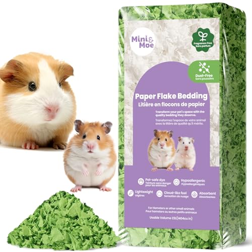 mini&moe Hamsterbett: feuchtigkeitsabsorbierendes und staubfreies Naturpapier für kleine Haustiere – für Meerschweinchen, Hamster und Kaninchen, 23 Liter mini&moe Hamsterbett: feuchtigkeitsabsorbierendes und staubfreies Naturpapier für kleine Haustiere – für Meerschweinchen, Hamster und Kaninchen, 23 Liter von mini&moe