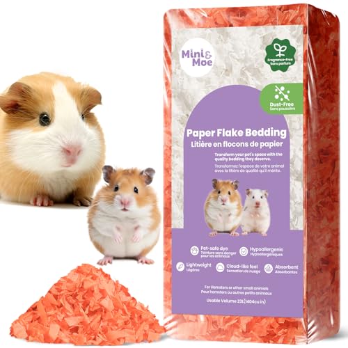mini&moe Hamsterbett: feuchtigkeitsabsorbierendes und staubfreies Naturpapier für kleine Haustiere – für Meerschweinchen, Hamster und Kaninchen, 23 Liter mini&moe Hamsterbett: feuchtigkeitsabsorbierendes und staubfreies Naturpapier für kleine Haustiere – für Meerschweinchen, Hamster und Kaninchen, 23 Liter von mini&moe