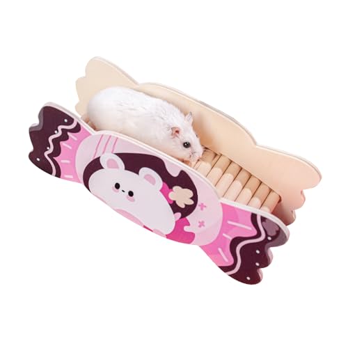 mini&moe Hamsterbrücke – Hölzernes Kletterspielzeug Käfigzubehör und Dekoration, Kleintierleiter für Ratten, Mäuse, Rennmäuse mini&moe Hamsterbrücke – Hölzernes Kletterspielzeug Käfigzubehör und Dekoration, Kleintierleiter für Ratten, Mäuse, Rennmäuse von mini&moe