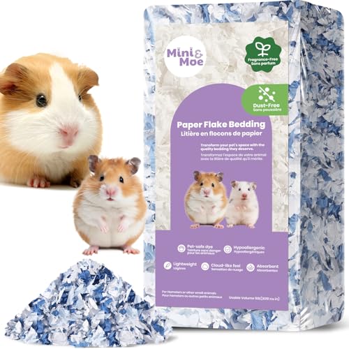 mini&moe Hamstereinstreu, 25 Liter: Staubfrei und Geruchskontrolle, feuchtigkeitsabsorbierend, Naturpapier, Kleintiere, für Meerschweinchen, Hamster, Kaninchen und Kleintiere mini&moe Hamstereinstreu, 25 Liter: Staubfrei und Geruchskontrolle, feuchtigkeitsabsorbierend, Naturpapier, Kleintiere, für Meerschweinchen, Hamster, Kaninchen und Kleintiere von mini&moe