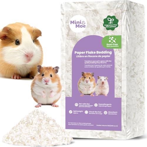 mini&moe Hamstereinstreu, 25 Liter: Staubfrei und Geruchskontrolle, feuchtigkeitsabsorbierend, Naturpapier, Kleintiere, für Meerschweinchen, Hamster, Kaninchen und Kleintiere mini&moe Hamstereinstreu, 25 Liter: Staubfrei und Geruchskontrolle, feuchtigkeitsabsorbierend, Naturpapier, Kleintiere, für Meerschweinchen, Hamster, Kaninchen und Kleintiere von mini&moe