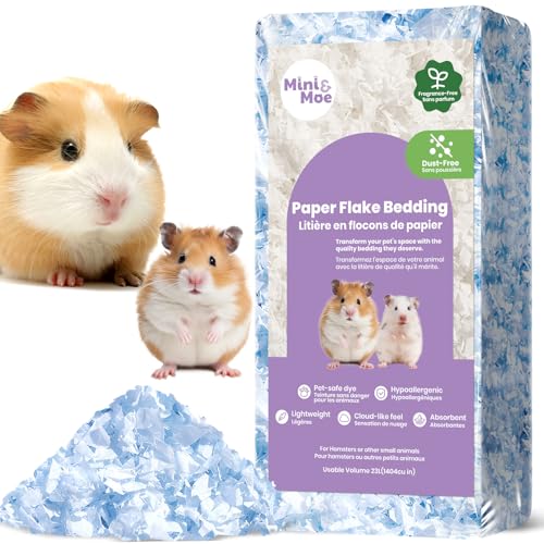 mini&moe Hamstereinstreu für kleine Haustiere, geruchskontrolliert und staubfrei, feuchtigkeitsabsorbierend, natürliches Papier, für Meerschweinchen, Hamster und Kaninchen, 12 Liter mini&moe Hamstereinstreu für kleine Haustiere, geruchskontrolliert und staubfrei, feuchtigkeitsabsorbierend, natürliches Papier, für Meerschweinchen, Hamster und Kaninchen, 12 Liter von mini&moe