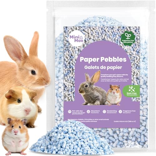 mini&moe Kleintier-Papierpellet-Einstreu, geruchs- und feuchtigkeitsabsorbierend, natürliche Papierpellet-Einstreu – für Meerschweinchen, Hamster und Kaninchen, 1,8 kg mini&moe Kleintier-Papierpellet-Einstreu, geruchs- und feuchtigkeitsabsorbierend, natürliche Papierpellet-Einstreu – für Meerschweinchen, Hamster und Kaninchen, 1,8 kg von mini&moe