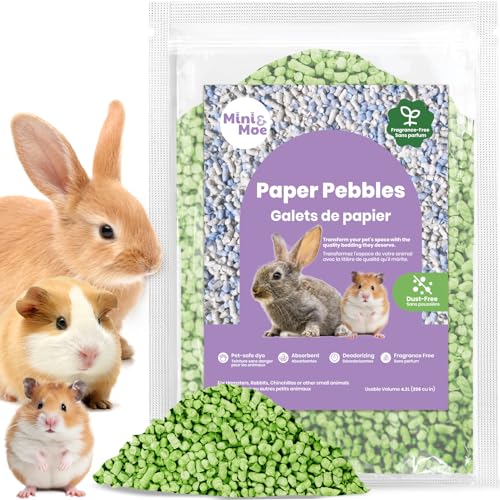 mini&moe Kleintier-Papierpellet-Einstreu, geruchs- und feuchtigkeitsabsorbierend, natürliche Papierpellet-Einstreu – für Meerschweinchen, Hamster und Kaninchen, 1,8 kg mini&moe Kleintier-Papierpellet-Einstreu, geruchs- und feuchtigkeitsabsorbierend, natürliche Papierpellet-Einstreu – für Meerschweinchen, Hamster und Kaninchen, 1,8 kg von mini&moe