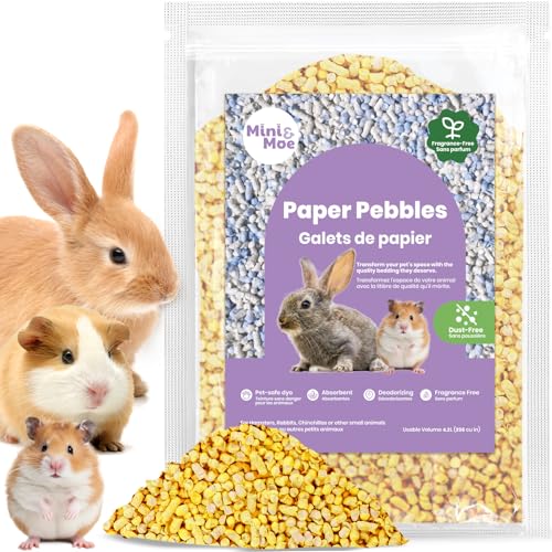 mini&moe Kleintier-Papierpellet-Einstreu, geruchs- und feuchtigkeitsabsorbierend, natürliche Papierpellet-Einstreu – für Meerschweinchen, Hamster und Kaninchen, 1,8 kg mini&moe Kleintier-Papierpellet-Einstreu, geruchs- und feuchtigkeitsabsorbierend, natürliche Papierpellet-Einstreu – für Meerschweinchen, Hamster und Kaninchen, 1,8 kg von mini&moe