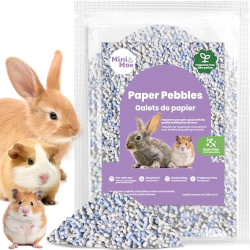 mini&moe Kleintier-Papierpellet-Einstreu, geruchs- und feuchtigkeitsabsorbierend, natürliche Papierpellet-Einstreu – für Meerschweinchen, Hamster und Kaninchen, 1,8 kg mini&moe Kleintier-Papierpellet-Einstreu, geruchs- und feuchtigkeitsabsorbierend, natürliche Papierpellet-Einstreu – für Meerschweinchen, Hamster und Kaninchen, 1,8 kg von mini&moe