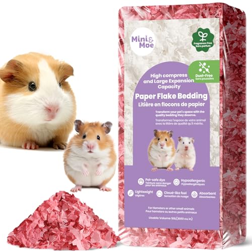 mini&moe Meerschweinchen-Bettwäsche, 50 l, nach der Erweiterung: Geruchskontrolle und staubfrei, feuchtigkeitsabsorbierend, natürliches Papier, für kleine Haustiere, für Hamster, Häschen und Kaninchen mini&moe Meerschweinchen-Bettwäsche, 50 l, nach der Erweiterung: Geruchskontrolle und staubfrei, feuchtigkeitsabsorbierend, natürliches Papier, für kleine Haustiere, für Hamster, Häschen und Kaninchen von mini&moe