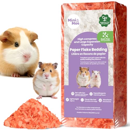 mini&moe Meerschweinchen-Bettwäsche, 50 l, nach der Erweiterung: Geruchskontrolle und staubfrei, feuchtigkeitsabsorbierend, natürliches Papier, für kleine Haustiere, für Hamster, Häschen und Kaninchen mini&moe Meerschweinchen-Bettwäsche, 50 l, nach der Erweiterung: Geruchskontrolle und staubfrei, feuchtigkeitsabsorbierend, natürliches Papier, für kleine Haustiere, für Hamster, Häschen und Kaninchen von mini&moe