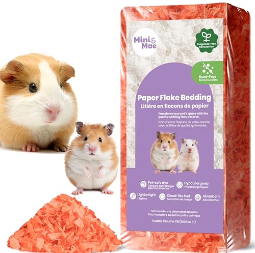 mini&moe Meerschweinchen-Bettwäsche für Hamster, feuchtigkeitsabsorbierendes und staubfreies Naturpapier, Kleintier-Bettwäsche, für Meerschweinchen, Hamster und Kaninchen, 12 Liter mini&moe Meerschweinchen-Bettwäsche für Hamster, feuchtigkeitsabsorbierendes und staubfreies Naturpapier, Kleintier-Bettwäsche, für Meerschweinchen, Hamster und Kaninchen, 12 Liter von mini&moe