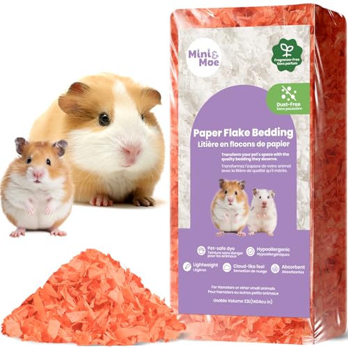 mini&moe Meerschweinchen-Bettwäsche für Hamster: feuchtigkeitsabsorbierendes und staubfreies Naturpapier für kleine Haustiere – für Meerschweinchen, Hamster und Kaninchen, 17 Liter mini&moe Meerschweinchen-Bettwäsche für Hamster: feuchtigkeitsabsorbierendes und staubfreies Naturpapier für kleine Haustiere – für Meerschweinchen, Hamster und Kaninchen, 17 Liter von mini&moe