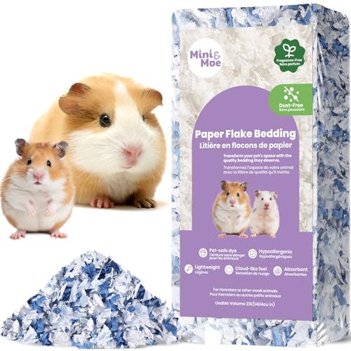 mini&moe Meerschweinchen-Bettwäsche für Hamster: feuchtigkeitsabsorbierendes und staubfreies Naturpapier für kleine Haustiere – für Meerschweinchen, Hamster und Kaninchen, 17 Liter mini&moe Meerschweinchen-Bettwäsche für Hamster: feuchtigkeitsabsorbierendes und staubfreies Naturpapier für kleine Haustiere – für Meerschweinchen, Hamster und Kaninchen, 17 Liter von mini&moe