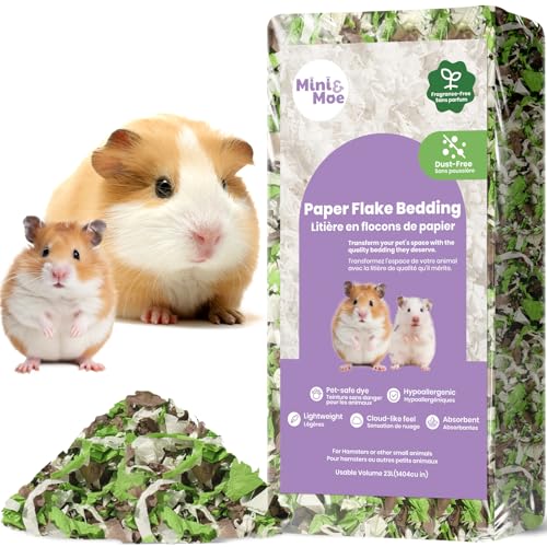 mini&moe Meerschweinchen-Bettwäsche für Hamster: feuchtigkeitsabsorbierendes und staubfreies Naturpapier für kleine Haustiere – für Meerschweinchen, Hamster und Kaninchen, 17 Liter mini&moe Meerschweinchen-Bettwäsche für Hamster: feuchtigkeitsabsorbierendes und staubfreies Naturpapier für kleine Haustiere – für Meerschweinchen, Hamster und Kaninchen, 17 Liter von mini&moe