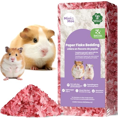 mini&moe Meerschweinchen-Bettwäsche für Hamster: feuchtigkeitsabsorbierendes und staubfreies Naturpapier für kleine Haustiere – für Meerschweinchen, Hamster und Kaninchen, 17 Liter mini&moe Meerschweinchen-Bettwäsche für Hamster: feuchtigkeitsabsorbierendes und staubfreies Naturpapier für kleine Haustiere – für Meerschweinchen, Hamster und Kaninchen, 17 Liter von mini&moe