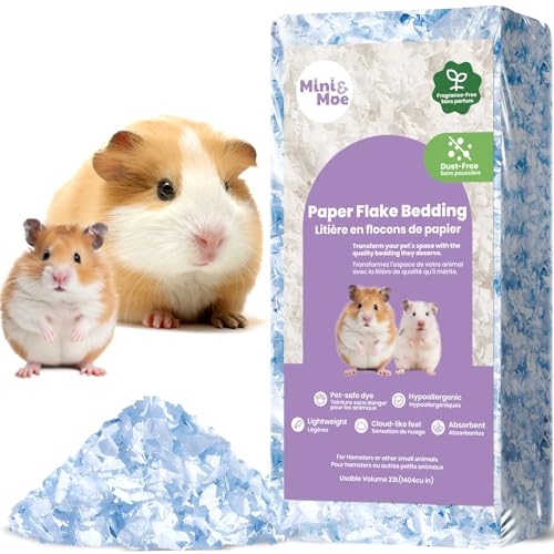 mini&moe Meerschweinchen-Bettwäsche für Hamster: feuchtigkeitsabsorbierendes und staubfreies Naturpapier für kleine Haustiere – für Meerschweinchen, Hamster und Kaninchen, 17 Liter mini&moe Meerschweinchen-Bettwäsche für Hamster: feuchtigkeitsabsorbierendes und staubfreies Naturpapier für kleine Haustiere – für Meerschweinchen, Hamster und Kaninchen, 17 Liter von mini&moe