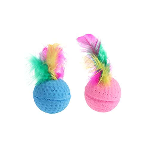 2 Pcs Indoor Cat Toys Stuffed Cat Toy Developmental Toys Plush Cat Toys Toys Pet Toys Spring Cat Toy Indoor Playset Ball Toys for Cat Sports Fishing 2 Pcs Indoor Cat Toys Stuffed Cat Toy Developmental Toys Plush Cat Toys Toys Pet Toys Spring Cat Toy Indoor Playset Ball Toys for Cat Sports Fishing von minkissy