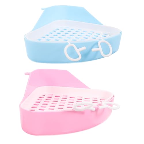 2Pcs Box rabbit toilet parks parkland rabbit potty small animal toilet plastic bins plastic tray guinea pig litter rabbit hutch rabbit detachable potty toilet for hamster 2Pcs Box rabbit toilet parks parkland rabbit potty small animal toilet plastic bins plastic tray guinea pig litter rabbit hutch rabbit detachable potty toilet for hamster von minkissy