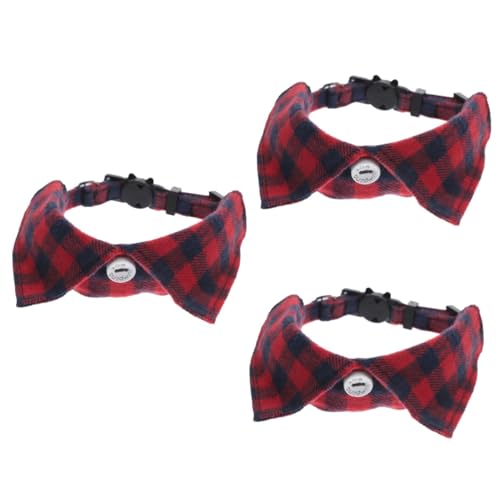 3pcs Einstellbare Katze Kragen Welpen Hals Schal Welpen Hals Kragen Katze Kragen Breakaway mit Glocke Katze Halsband Schal Welpen für Kleine Welpen Haustier Kätzchen Hals Kragen 3pcs Einstellbare Katze Kragen Welpen Hals Schal Welpen Hals Kragen Katze Kragen Breakaway mit Glocke Katze Halsband Schal Welpen für Kleine Welpen Haustier Kätzchen Hals Kragen von minkissy