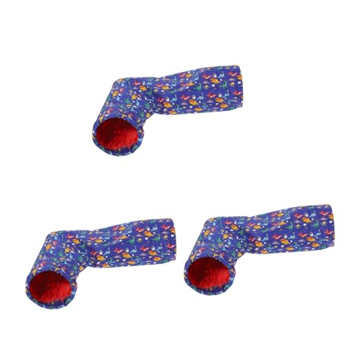 minkissy Hamster Spieizeug 3 Stück Hamster Tunnel Nest Für Haustiere Verstecktes Spielzeug Hamster Bettwäsche Hasen Spielzeug Kleine Tier Aktivitätstunnel Katzen Versteck Spielzeug Igel Tunnel Höhle von minkissy