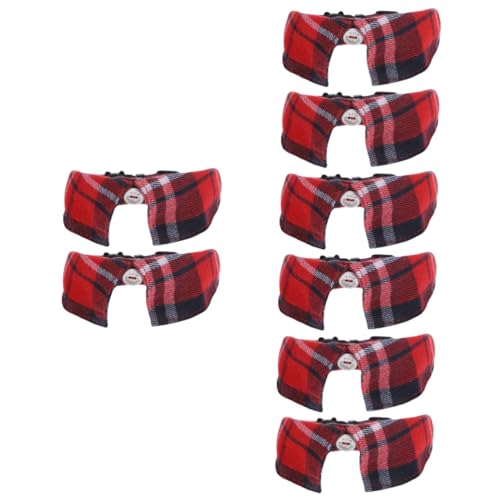 8 Stück verstellbares Katzenhalsband Hund Fliege Hund Outfit Deko Katzenhalsband Haustier Bowknot Halsband Junge Hundehalsband Plaid Katzenhalsband Haustier Breakaway 8 Stück verstellbares Katzenhalsband Hund Fliege Hund Outfit Deko Katzenhalsband Haustier Bowknot Halsband Junge Hundehalsband Plaid Katzenhalsband Haustier Breakaway von minkissy